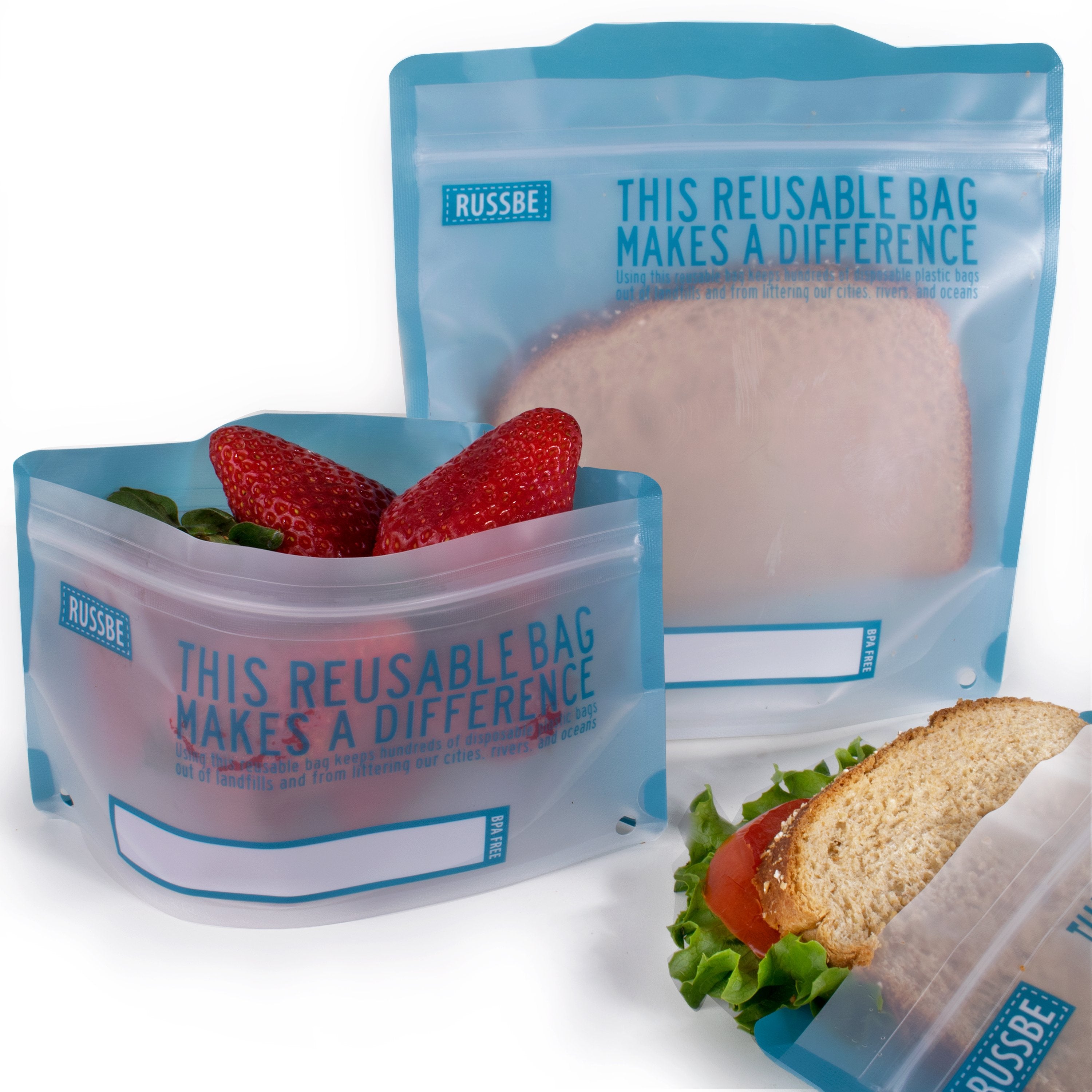 Blue Ele Sandwich & Snack Bags