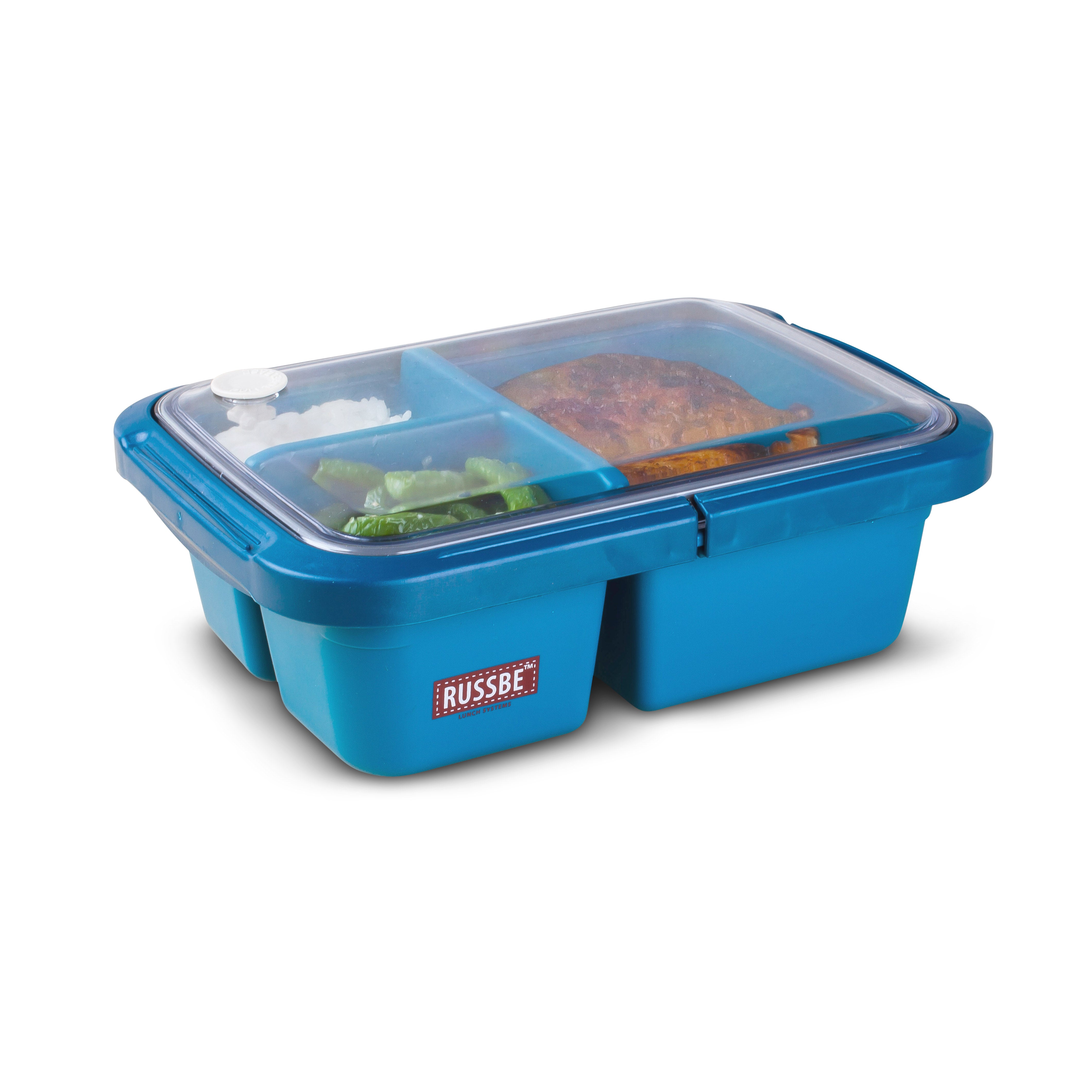 Russbe 1.6 qt. 3-Compartment Lunch Bento Box