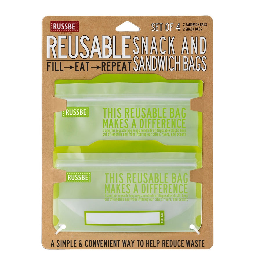 Reusable sandwich snack 2025 bags