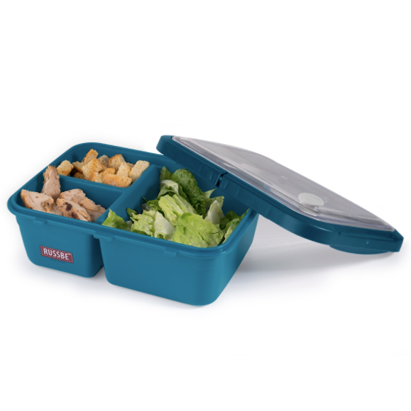 Oake Blue Bento Box with Utensils, Created for Macy's - Blue