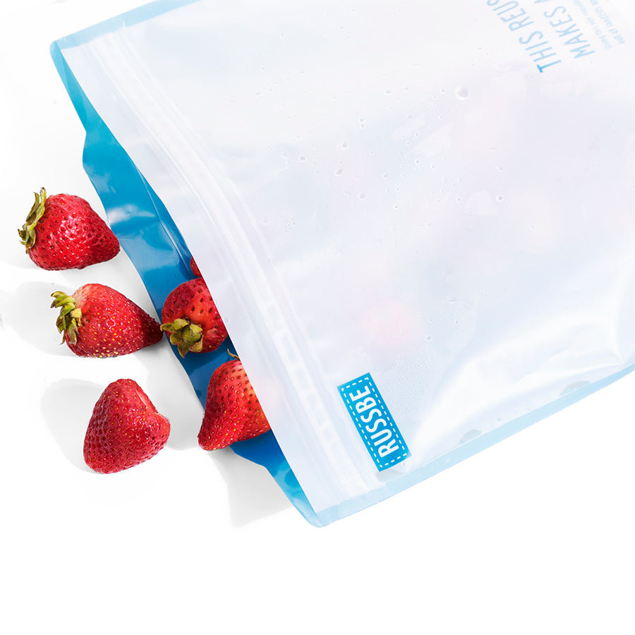 Gallon Size Reusable Freezer Bags, Set of 8
