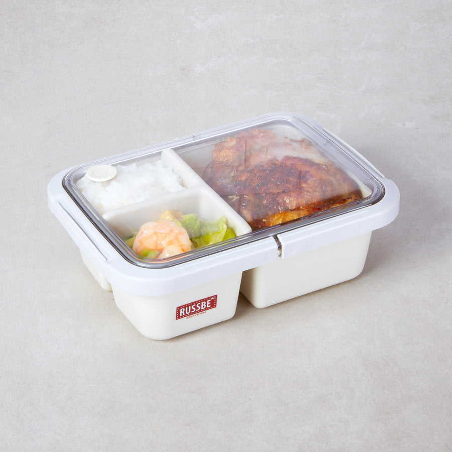 Russbe 1.6 qt. 3-Compartment Lunch Bento Box